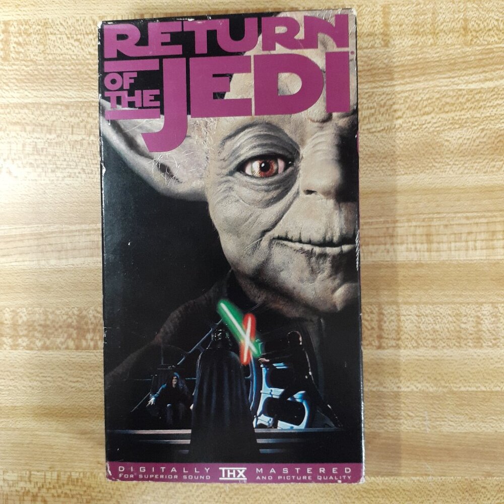 Star Wars Return of the Jedi 1983 VHS 1995 Release THX Scifi Cult Classic Yoda